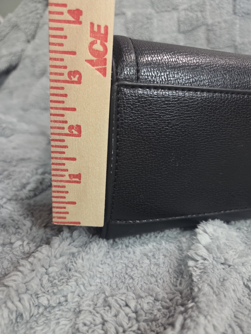 Aldo Black Crossbody Satchel with Gold-Tone Hardware - Picture 14 of 14
